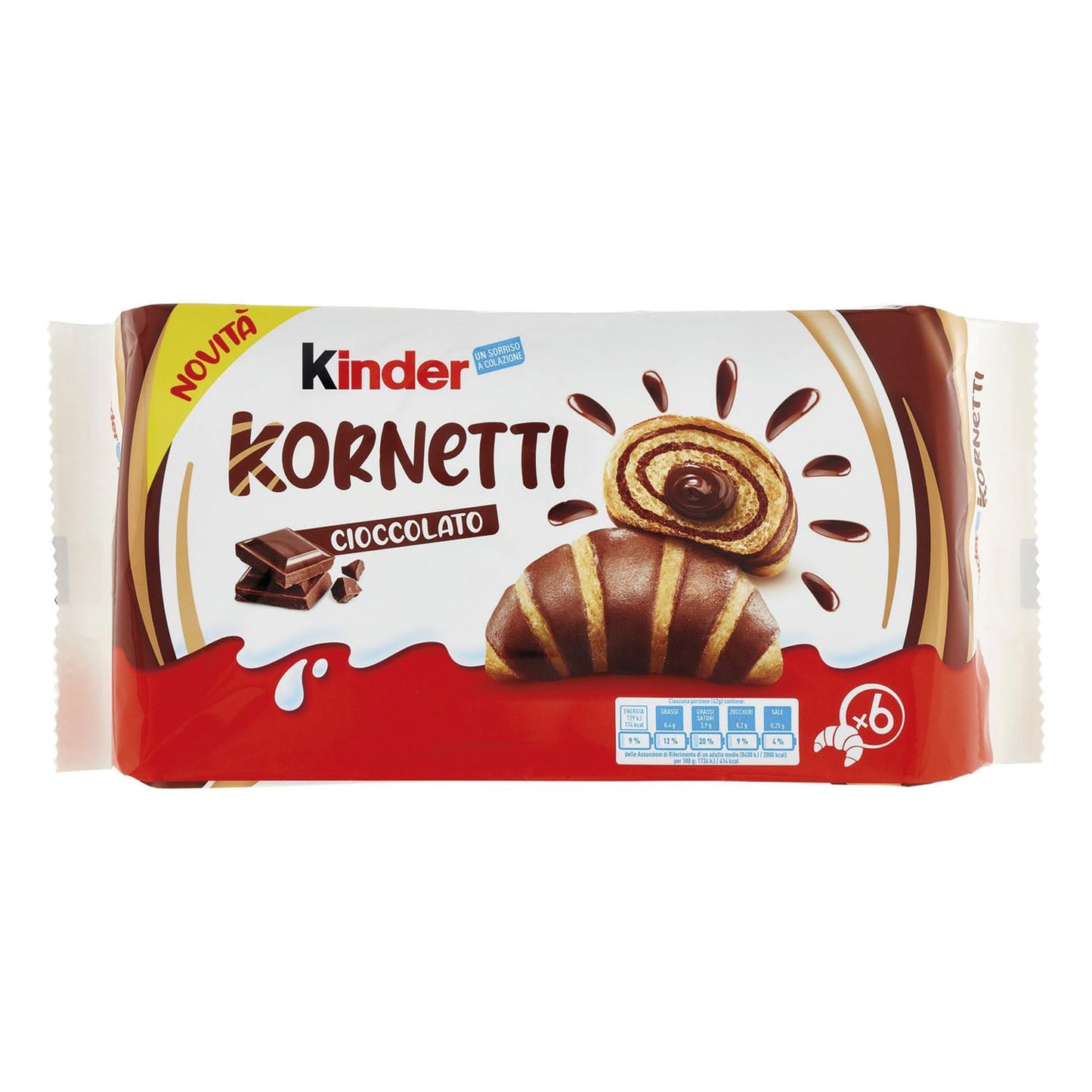 Kinder Kornetti Cioccolato 252g