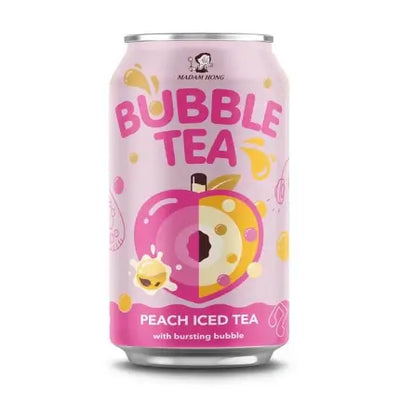 Madam Hong Bubble Tea Peach 320ml