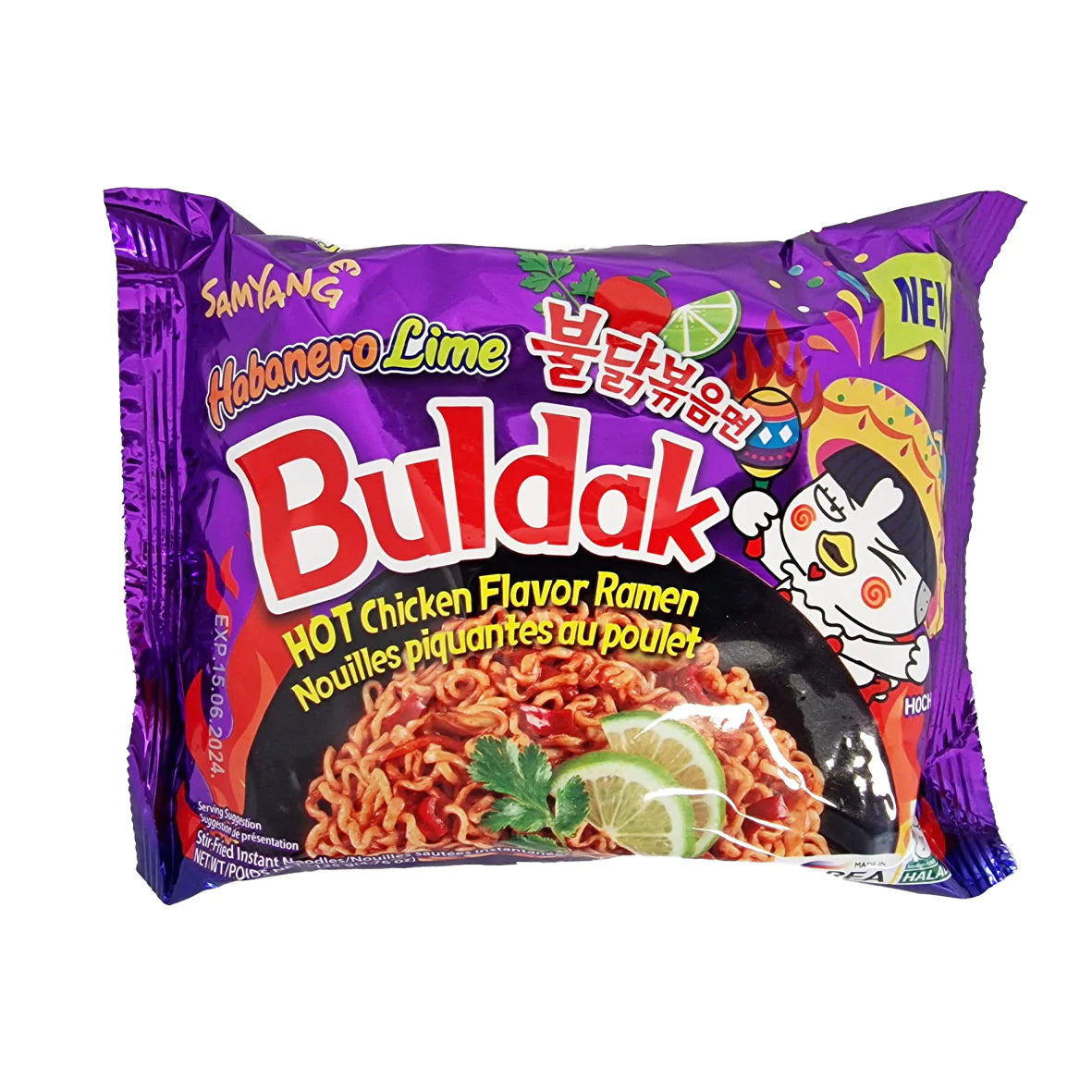 Samyang - Buldak Habanero Lime 140g