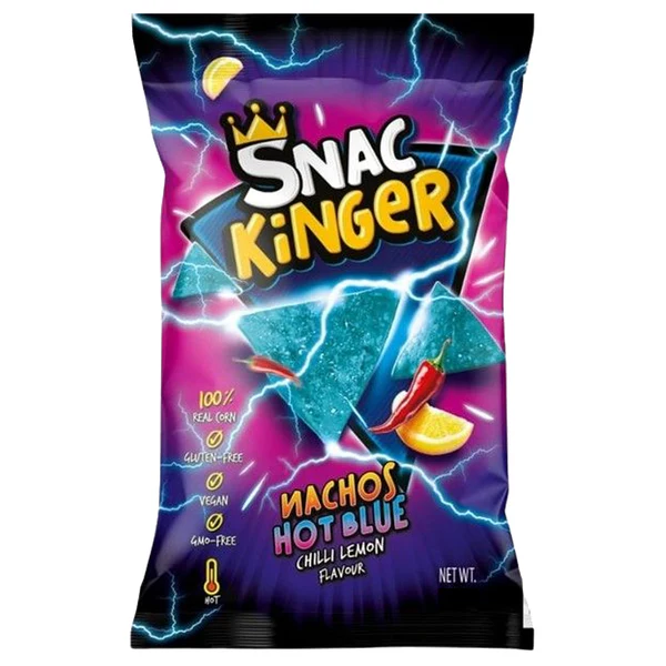 SnacKinger Nacho-Chips Hot Blue 95g