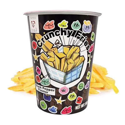 Crunchy Fries Pommes Black Peper